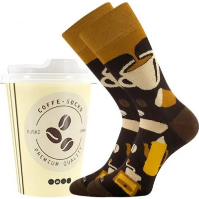 Lonka ponožky Coffee socks vzor 4 – Sleviste.cz