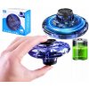 Fidget spinner Létající SPINNER BUMERANG UFO LED pro děti 366