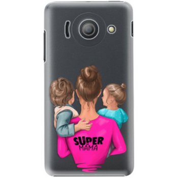 Pouzdro iSaprio - Super Mama - Boy and Girl - Huawei Ascend Y300