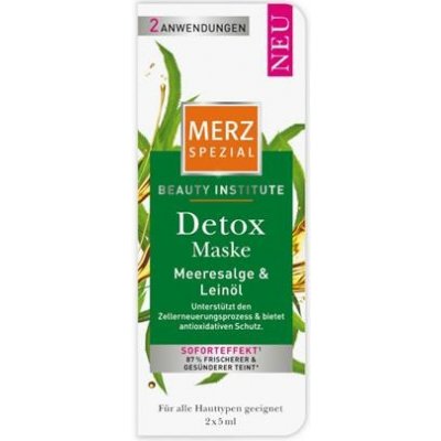 Merz Detox mořské řasy a lněný olej maska 2 x 5 ml – Zbozi.Blesk.cz