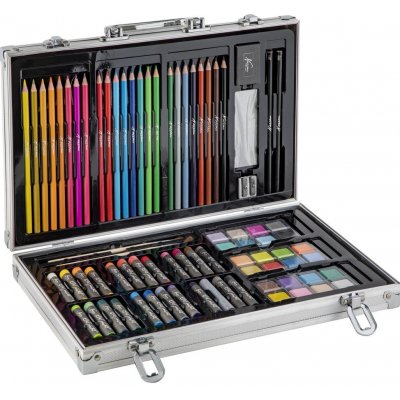SMT Creatoys Sada na malování Art box kreativní sada 79ks v hliníkovém kufříku ve fólii x5cm – Hledejceny.cz
