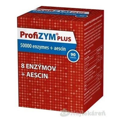 ProfiZYM PLUS 50000 enzymes + aescin 90 kapslí – Hledejceny.cz