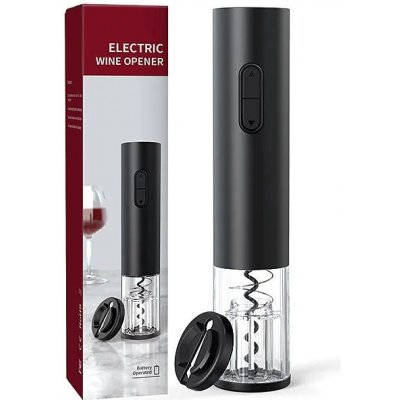 Verk 07092 Automatický elektrický otvírák na víno AA, černý – Zboží Mobilmania