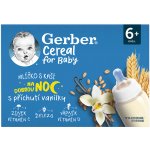 Gerber Cereal mlíčko s kaší na dobrou noc vanilka 2 x 200 ml – Zboží Dáma
