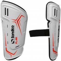 Sondico Flair Slip Shin Guards White/Black