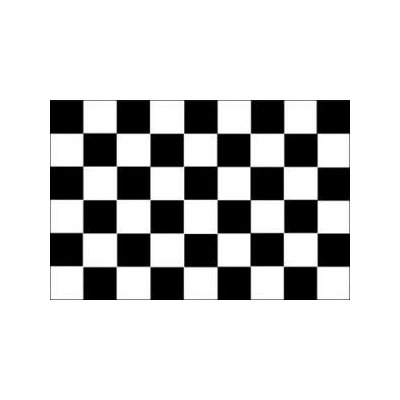 Šachovnicová vlajka - startovní - 30 x 45 cm - tunel, karabina – Zboží Mobilmania