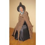 Figurka čarodějnice 70cm funkční – Zboží Dáma