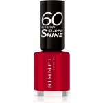 Rimmel London 60 Seconds Super Shine Nail Polish lak na nehty 313 Feisty Red 8 ml – Hledejceny.cz