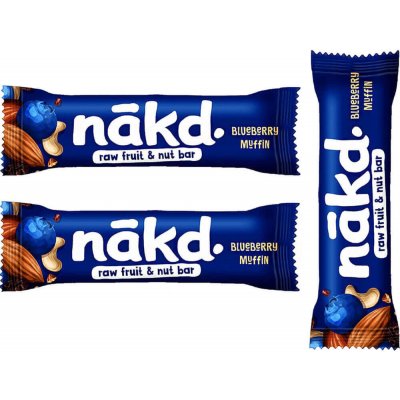 Nakd Blueberry muffin 35 g – Zboží Mobilmania