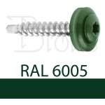 Klimas Wkręt-met Klempířský šroub 4,8 x 35 zelený RAL 6005 – Hledejceny.cz