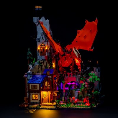 LEGO® Light my Bricks Sada světel 21348 Dungeons & Dragons Red Dragon's Tale – Zboží Mobilmania