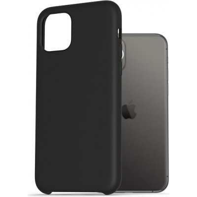 Pouzdro AlzaGuard Premium Liquid Silicone Case iPhone 11 Pro černé – Zboží Mobilmania