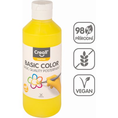 Creall Temperová barva 250 ml žlutá – Sleviste.cz