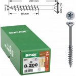 Vruty do dřeva Spax 8 x 200 mm, 50 ks – Hledejceny.cz