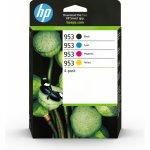 HP 953 originální inkoustová kazeta černá, azurová, purpurová, žlutá 6ZC69AE – Sleviste.cz