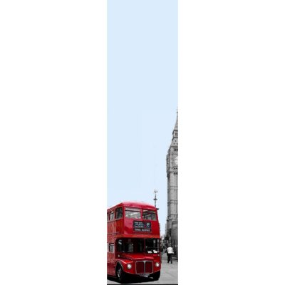 Amirro LONDON BUS 30 x 125 cm 101-462 – Zbozi.Blesk.cz