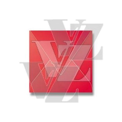 Barevné obálky čtvercové 165x165 mm 120g 20ks červené – Zboží Živě