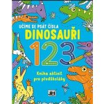 Kniha aktivit pro předškoláky Učíme se psát čísla Dinosauři – Hledejceny.cz