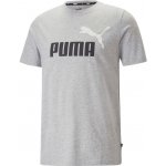 Puma pánské triko ESS+ 2 COL LOGO TEE 586759-04 GRAY