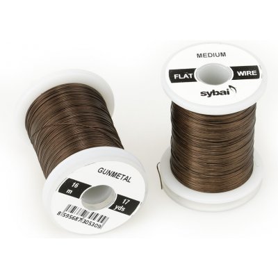 Sybai Drátek Flat Colour Wire Medium Gunmetal – Hledejceny.cz