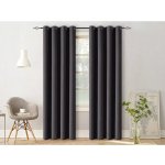 Závěs OXFORD LIGHT 140x250 cm, černý Zavěšení: Řasící páska – Hledejceny.cz