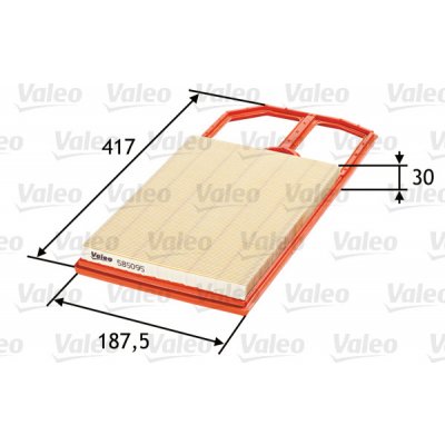 Vzduchový filtr VALEO 585095 – Hledejceny.cz