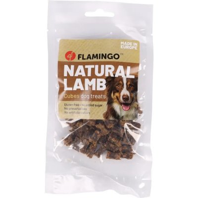 Flamingo Nature Snack jehněčí na kostičky 80 g – Zboží Mobilmania