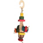 Karlie-Flamingo hračka pro hlodavce Olda Mix závěsná s lufou dřívky ořechy a trávou 10 x 7 x 20 cm – Zboží Mobilmania