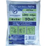 Spokar 8300053200 - Zakrývací fólie 4 x 5 m, LDPE 40µ EXTRA – Zboží Mobilmania