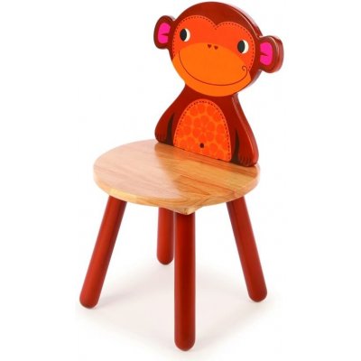Tidlo Dřevěná židle Animal opička – Zboží Mobilmania