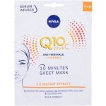 Nivea Q10 Plus C Anti-Wrinkle + Energy 10 minutová textilní pleťová maska 1 ks – Zboží Dáma