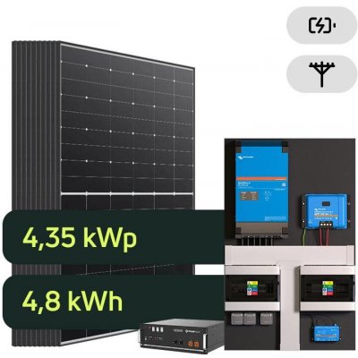 Ecoprodukt Hybrid Victron 4,35kWp 4,8kWh 1-fáz – Zboží Mobilmania