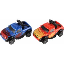 Teddies Auto terénní Off-Road plast 10cm na zpětné natažení 2 barvy