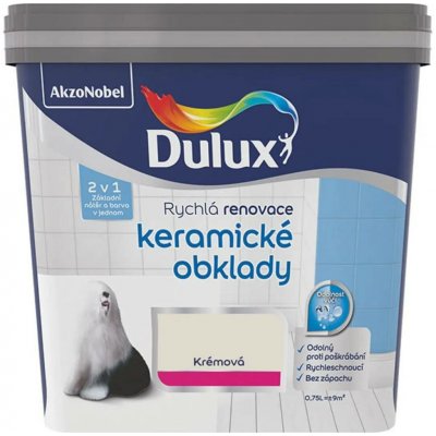Dulux Renovace keramické obklady 0,75 l krémová – Sleviste.cz