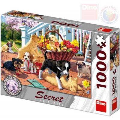 Dino Secret Collection: Štěňata 1000 dílků – Zboží Mobilmania