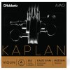 Struna D'Addario Kaplan Amo Violin A String 3/4 Scale Medium Tension