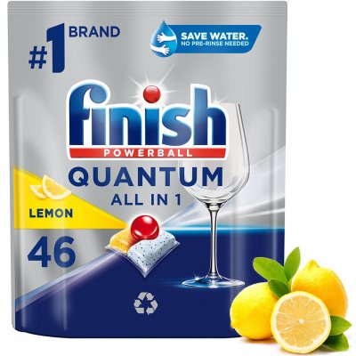 Finish Quantum Lemon Kapsle na mytí nádobí v myčce 478,4 g 46 ks – Zboží Mobilmania