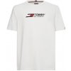 Pánské Tričko Tommy Hilfiger Essentials Big Logo Short Sleeve Tee ivory