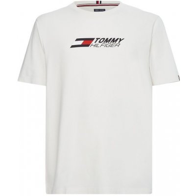 Tommy Hilfiger Essentials Big Logo Short Sleeve Tee ivory