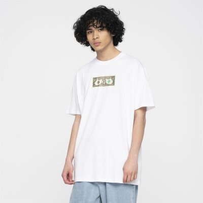 Santa Cruz triko Mako Dollar T-Shirt White – Zboží Mobilmania