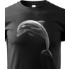 Dětské tričko dětské tričko Delfín, černá