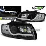 Tuning-Tec Přední čirá LED světla Audi A4 (2000 - 2004) - Tube Light - černé – Hledejceny.cz