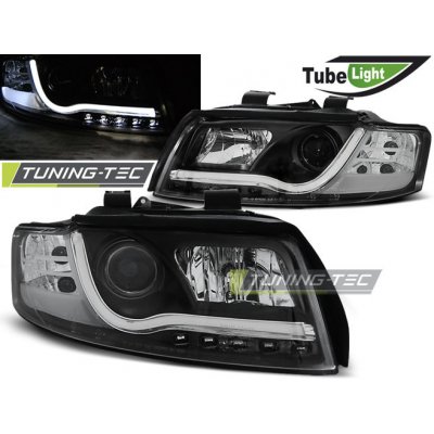 Tuning-Tec Přední čirá LED světla Audi A4 (2000 - 2004) - Tube Light - černé – Hledejceny.cz