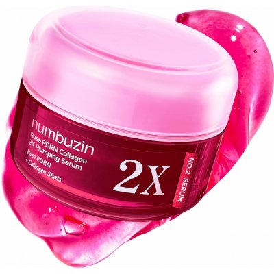 Numbuzin No.2 Rose PDRN Collagen 2X Plumping Serum Zpevňující sérum s kolagenem PDRN a extraktem z růže 30 ml – Zboží Dáma