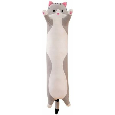 TopKing Plyšový polštář dlouhá kočka 50cm – Sleviste.cz