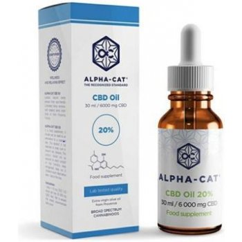 Alpha-CAT CBD Konopný olej 20% 30 ml 6000 mg