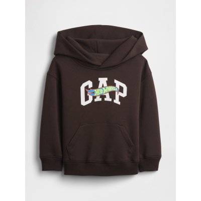 GAP Baby mikina & Hot Wheels VintageSoft Hnědá – Zboží Dáma