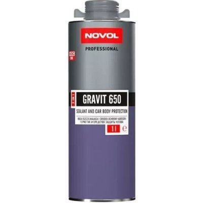 NOVOL GRAVIT 650 tmel karosářský + ochrana podvozků 2v1 šedý 1 l – Zboží Mobilmania