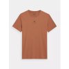 Pánské Tričko 4F pánské bavlněné tričko brown