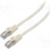 síťový kabel Lanberg PCF6-20CC-0100-W Patch, F/UTP, 6, lanko, CCA, PVC, 1m, bílý, 10ks